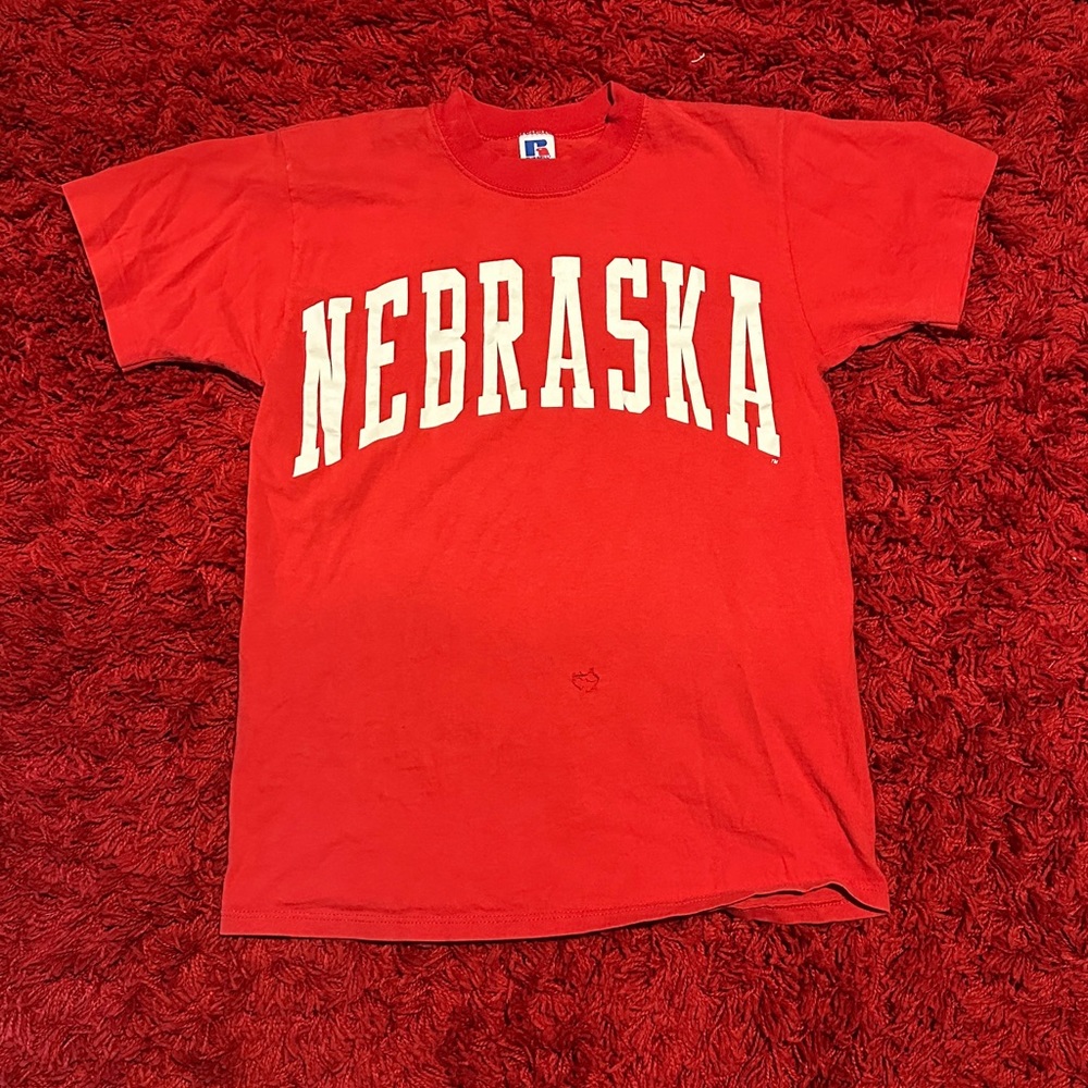 Vintage Distressed 90s Nebraska Tee